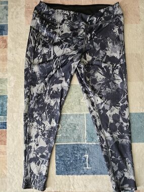 Everlast Gray Abstract Print Leggings